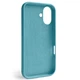 Чехол Fiji Silicone Case для Apple iPhone 16 бампер накладка Soft Touch с микрофиброй Cactus - изображение 2
