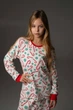 Пижама детская хлопковая Candy Cane German Volf 25113 новогодний принт 128-134 см рост 855360 - изображение 2