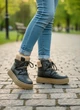 Зимние подростковые ботинки хайтопы для подростка девочки на овчине Clibee 601 black 35(стелька 22,1см) - изображение 1