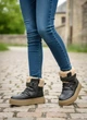 Зимние подростковые ботинки хайтопы для подростка девочки на овчине Clibee 601 black 35(стелька 22,1см) - изображение 2
