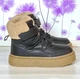Зимние подростковые ботинки хайтопы для подростка девочки на овчине Clibee 601 black 35(стелька 22,1см) - изображение 7