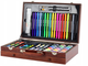 Художній набір LEAN Toys у дерев’яній валізі 123 елементи (5905991002352) - зображення 2