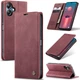 Чехол-книжка CaseMe из нубука для Samsung A07 Бордовый - изображение 11