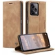Чехол-книжка CaseMe из нубука для Xiaomi Poco X5 5G Светло-коричневый - изображение 7