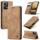 Чехол-книжка CaseMe из нубука для Xiaomi Redmi Note 12 Pro+ Plus 5G Светло-коричневый - изображение 9