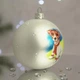 Ялинкова іграшка новорічна куля Santa Shop Патріотична Пес Патрон Білий 8,5 см (4820001113525) - зображення 2