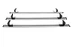 Багажник (поперечины) для Toyota Rav 4 2006-2013 (3 шт, 155 см), Поперечины для Toyota Rav 4 - изображение 2