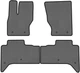 EVA килимки EVAtech в салон авто для Range Rover Vogue (L405) Land Rover 2012-2021 4 покоління SUV EU Ромб Сірий Чорний кант (LR51090PC4LA8RGB) - зображення 1