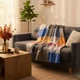 Плед покривало бавовняне Kassandra TM IDEIA 150x220 см квадро (8-29914*009) - зображення 11