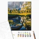 Картина по номерам Лодка среди гор 40х50 см BrushMe BS53783 - изображение 2