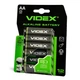 Пальчикова Батарейка лужна VIDEX LR6/AA 12шт BLISTER (блістер - 12 шт) - ціна за 1 шт - изображение 1
