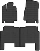 EVA килимки EVAtech в салон авто для Grand Caravan Restyling (with armrest) Dodge 2010-2020 5 покоління Minivan EU Сота Чорна Чорний кант (DE43254PC4LA2SBB) - зображення 1