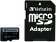 Карта памяти Verbatim Pro microSDXC 64GB UHS-I U3 V30 + SD-адаптер (47042) - изображение 1