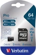 Карта памяти Verbatim Pro microSDXC 64GB UHS-I U3 V30 + SD-адаптер (47042) - изображение 7