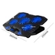 Подставка для ноутбука IceCoorel 10-15, 1125mm 1400 RPM + 470mm 2500 RPM, 2USB, 365x297x30mm, Blue (K5Bl) - изображение 4