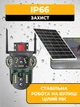 Уличная поворотная IP-камера видеонаблюдения 4G с солнечной панелью и 5-мя камерами, ночным видением и мигалкой - изображение 6