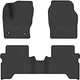 EVA килимки EVAtech в салон авто для Ford C-Max Hybrid (C344) (2 clips) 2010-2019 2 покоління Minivan USA Чорний кант (FD14035ZD3FC2SBB) - зображення 1
