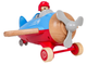 Ігровий набір Дерев'яний літак Блакитний ZDR.WB008C.NIE (5903864971279) - зображення 6