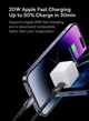 Кабель с подсветкой для быстрой зарядки Apple iPhone Baseus Glimmer Series Fast Charging Data Cable Type-C to Lightning PD 20W 1m шнур Черный - изображение 5
