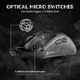 Игровая Мышка ATTACK SHARK R11 ULTRA Black КАРБОНОВЫЙ Корпус Беспроводная Трехрежимная 2.4G/Bluetooth/Кабель, 8000Hz, PAW3950MAX, 42000 DPI, 49 грамм Ультралегкая - изображение 9
