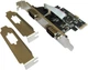 Контролер Dynamode PCI-E to 2 x RS232 (COM-порт), з низькопрофільною планкою (RS232-2port-PCIE-LP) - зображення 1