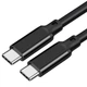 Кабель Lucom Type-C - Type-C 100W (10Gbps) 1 м Black (62.09.8313) - зображення 2