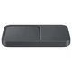 Бездротовий зарядний пристрій Samsung 15W Wireless Charger Duo (with TA) Black (Phone + Galaxy Watch / Galaxy Buds) (EP-P5400TBRGRU) - зображення 3