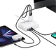 Мережевий фільтр USAMS US-CC160 3 розетки / 1 x USB, 2 x Type-C 65W 2м White (CC160TC01) - зображення 5