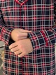 Мужская теплая пижама COSY с начесом "Oxford" 3XL красно-синяя KMW40 - изображение 8