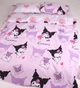 Комплект постельного белья Бязь Love Kuromi 143х210 см - изображение 1