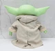 Игровая фигурка плюшевый Грогу (Малыш Йода) Star Wars в меховой куртке MATTEL 28 см Мандалорец Зеленый - изображение 4
