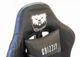 Геймерське комп’ютерне крісло Grizzly з RGB LED підсвіткою, ергономічне ігрове крісло з м’якими підлокітниками, регулюванням висоти, нахилу та подушками для шиї і спини Чорний - зображення 7