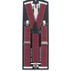 Подтяжки Bow Tie House галстучные красные в крапинку с ободком 06381 - изображение 1