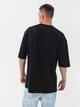 Набор футболок хлопковых длинных мужских Ray U0104-BW 2XL/3XL 2 шт Черный/Белый (RAY2000000026077) - изображение 6