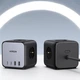 Зарядное устройство Ugreen DigiNest Cube CD268 65W (2хUSB-C+2xUSB-A) Gray (60113) - изображение 5