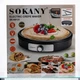 Блинница электрическая Sokany SK 08131 Ø37см автоматическая электроблинница кухонная техника для приготовления блинов SOKANY - изображение 2