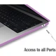 Чехол-накладка Hardshell Air 13 для MacBook Air 13 (2018-2021 M1) Матовый Purple - изображение 5