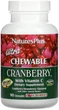 Экстракт клюквы Natures Plus Ultra Chewable Cranberry 90 жевательных таблеток (97467039568) - изображение 1