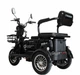 Електроскутер триколісний Crosser TR1 PRO (1200W 24AH 72V) - Чорний - изображение 8