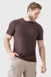 Футболка Avecs коричнева з бавовни 30492/42 2XL - изображение 1