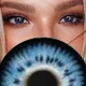 Синие линзы с увеличением ELITE Lens "Кукольный Синий" 2 шт. - изображение 1