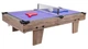 Ігровий стіл 4 в 1 Більярд Настільний футбол Аерохокей Пінг-понг Сірий ZGR.XJ6603 (5903864988635) - зображення 4
