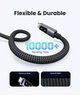 Кабель Ugreen Uno Type-C PD 100W (1m) Black з дисплеєм - зображення 6