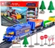Уникальная Железная дорога Power Train 1067 см - Грузовая станция с загрузкой щебня - изображение 2