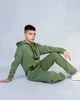 Дитячий однотонний теплий костюм для хлопчика підлітковий (худі+штани) Носи своє 134 Зелений p-12652 (p-12652-141704) - зображення 4