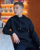 Дитячий однотонний теплий костюм для хлопчика підлітковий (худі+штани) Носи своє 164 Чорний p-12652 (p-12652-141713) - зображення 9