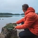 Надувная сидушка-подушка Klymit V Seat, Оливковый, Сидушка - изображение 4