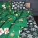 Простынь MirSon Бязь 17-0876 Emerald Magic 150 х 220 см (2200012193945) - изображение 3