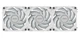 Вентилятор Gigabyte Aorus EZ Chain Fan 120 Ice 3-Pack White (GP-ECFAN1203 ICE) - изображение 6