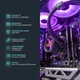 Ігровий комп`ютер ASGARD (A99X3D.64.S20.59.K6771)/ AMD Ryzen 9 9900X3D (4.4 - 5.5 ГГц)/ОЗУ 64 ГБ/SSD 2 ТБ/NVIDIA GeForce RTX 5090 32 ГБ/без ОП/LAN/Wi-Fi/Bluetooth/без ОС/чорний - изображение 4